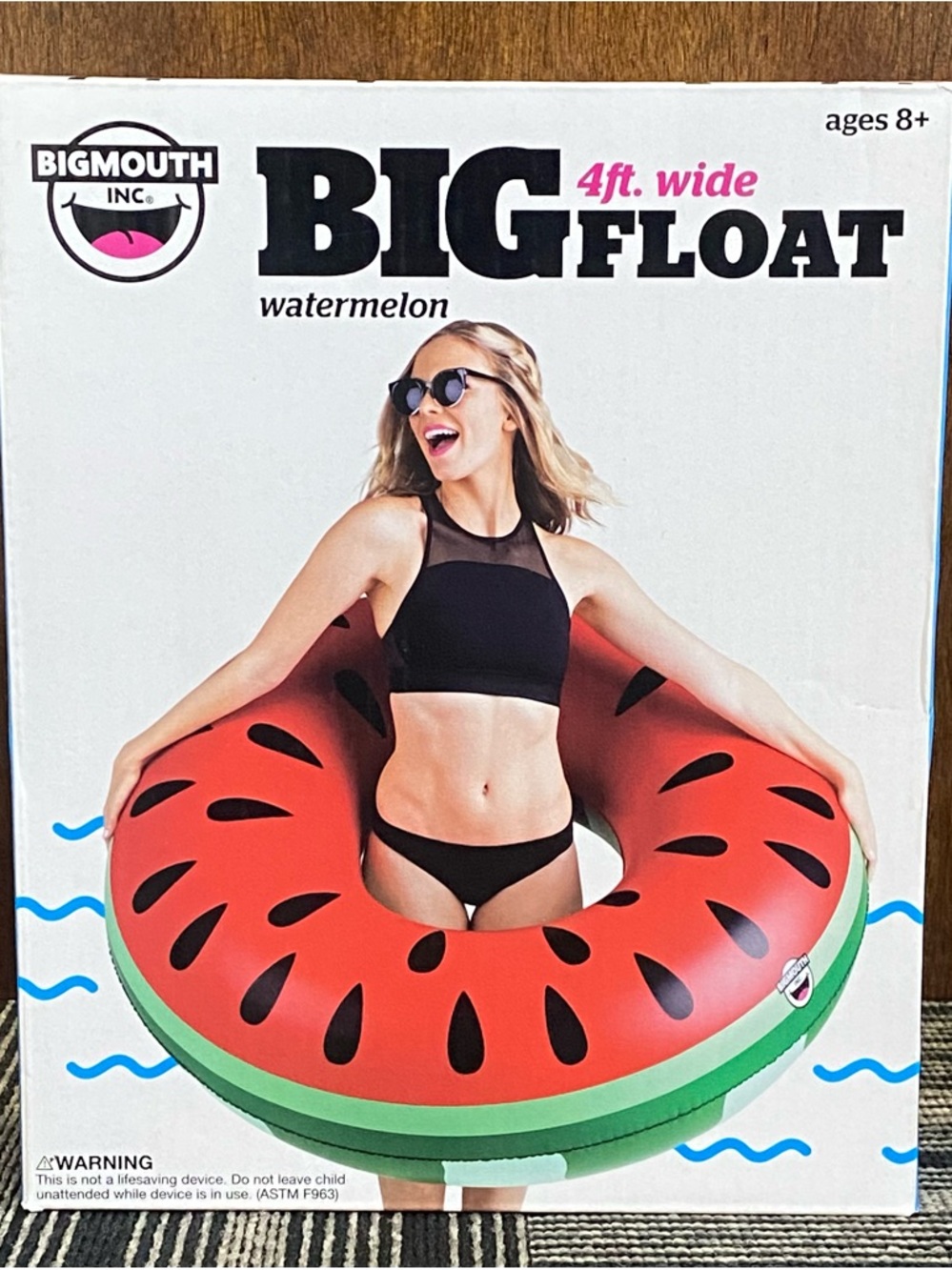 BigMouth Big Float Watermelon Pool Float - Red & Green